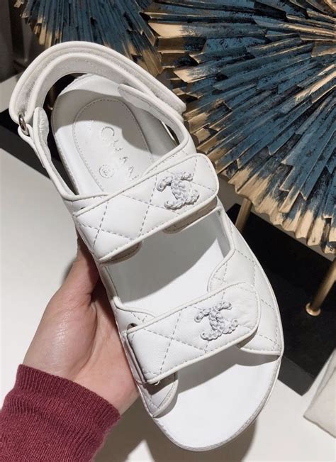 rope sandals chanel|Chanel velcro sandals 2020 price.